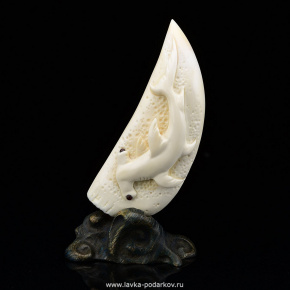 Скульптура из кости "Рыба-молот", фотография 0. Интернет-магазин ЛАВКА ПОДАРКОВ