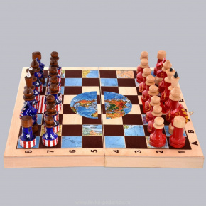 Шахматы деревянные дорожные  (в ассортименте), фотография 0. Интернет-магазин ЛАВКА ПОДАРКОВ