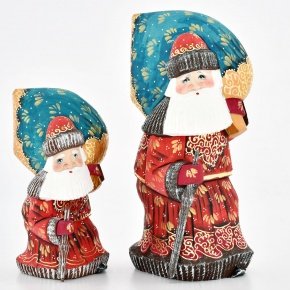 Скульптура "Дед Мороз с мешком подарков", фотография 0. Интернет-магазин ЛАВКА ПОДАРКОВ