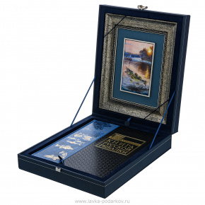 Подарочный набор с картиной и книгой "Дикий судак", фотография 0. Интернет-магазин ЛАВКА ПОДАРКОВ