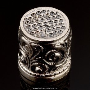Сувенир наперсток "Узор" серебро 925*, фотография 0. Интернет-магазин ЛАВКА ПОДАРКОВ