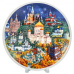 Тарелка сувенирная "Русские мотивы"