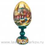 Яйцо пасхальное на подставке "Московские гуляния. ХВБ"