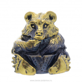 Статуэтка "Медведь с медом", фотография 0. Интернет-магазин ЛАВКА ПОДАРКОВ