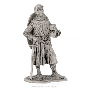 Оловянный солдатик миниатюра "Европейский рыцарь, 13 век", фотография 0. Интернет-магазин ЛАВКА ПОДАРКОВ