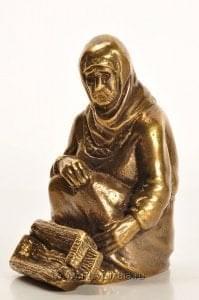 11593 Бронза Скульптура "У разбитого корыта"