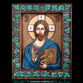 Панно-икона "Иисус", фотография 0. Интернет-магазин ЛАВКА ПОДАРКОВ