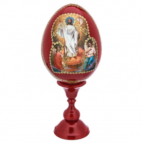 Пасхальное яйцо на подставке "Воскресение Христово", фотография 0. Интернет-магазин ЛАВКА ПОДАРКОВ