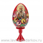 Яйцо пасхальное на подставке "Николай Чудотворец"
