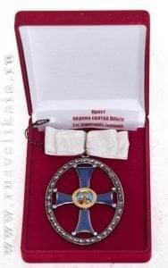 7251-1ст Фалеристика КРЕСТ ордена Св. Ольги 1-й степени с хруст.Swarovski