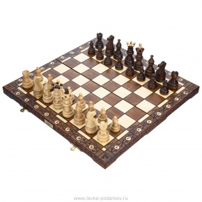 Шахматный деревянные "Император" 54х54 см, фотография 0. Интернет-магазин ЛАВКА ПОДАРКОВ