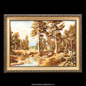 Картина янтарная "Лесной ручей", фотография 0. Интернет-магазин ЛАВКА ПОДАРКОВ
