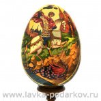Пасхальное яйцо "Георгий победоносец" на подставке