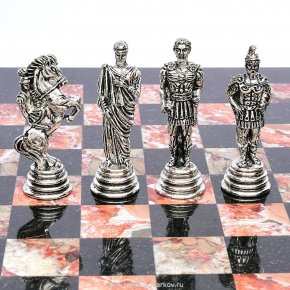 Шахматы из камня  "Римляне" , фотография 0. Интернет-магазин ЛАВКА ПОДАРКОВ
