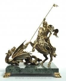 9011 Бронза скульптура "Георгий Победоносец" 