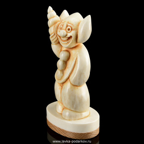 Скульптура "Клоун" (рог лося), фотография 0. Интернет-магазин ЛАВКА ПОДАРКОВ