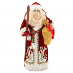 Фарфоровая кукла ручной работы "Дед Мороз"