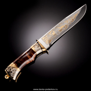 Нож сувенирный украшенный Златоуст, фотография 0. Интернет-магазин ЛАВКА ПОДАРКОВ