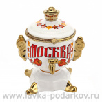 Сувенирный самовар-шкатулка "Москва"
