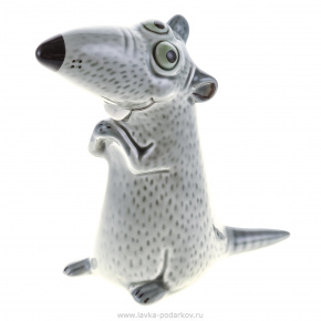 Фарфоровая статуэтка "Очаровательная крыса", фотография 0. Интернет-магазин ЛАВКА ПОДАРКОВ