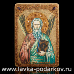 Икона подарочная "Св. апостол Андрей Первозванный"