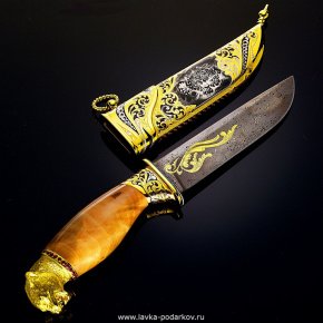 Нож подарочный "Пума" Златоуст, фотография 0. Интернет-магазин ЛАВКА ПОДАРКОВ