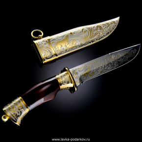 Нож сувенирный "Волк". Златоуст, фотография 0. Интернет-магазин ЛАВКА ПОДАРКОВ