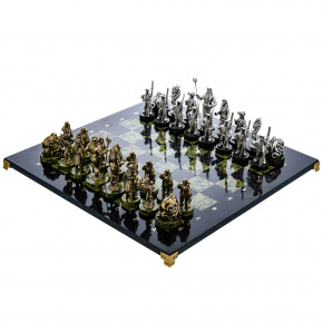 Шахматы с фигурами из бронзы "Пираты Карибского моря" 40х40 см, фотография 0. Интернет-магазин ЛАВКА ПОДАРКОВ