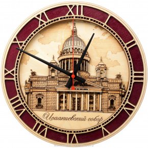 Часы "Исаакиевский собор" 3D в шкатулке, фотография 0. Интернет-магазин ЛАВКА ПОДАРКОВ