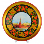 Декоративная тарелка-панно Хохлома
