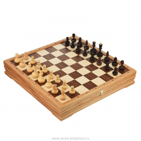 Шахматы-шашки деревянные "Неваляшки", фотография 0. Интернет-магазин ЛАВКА ПОДАРКОВ