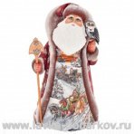Скульптура "Дед Мороз с совой"