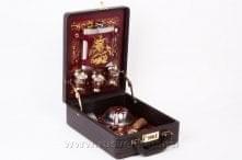 8202 Набор "Подарочный" для пикника 025/К/Р в кейсе