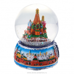 Стеклянный шар "Москва", фотография 0. Интернет-магазин ЛАВКА ПОДАРКОВ
