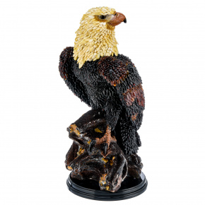 Скульптура из янтаря "Гордый орел", фотография 0. Интернет-магазин ЛАВКА ПОДАРКОВ