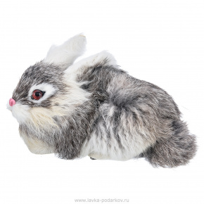 Игрушка из меха "Пушистый кролик", фотография 0. Интернет-магазин ЛАВКА ПОДАРКОВ