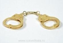 0010925 Сувенир БРЕЛОК "Наручники"