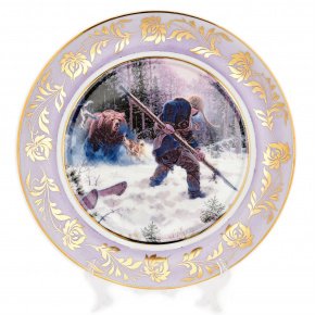 Сувенирная тарелка "Охота", фотография 0. Интернет-магазин ЛАВКА ПОДАРКОВ