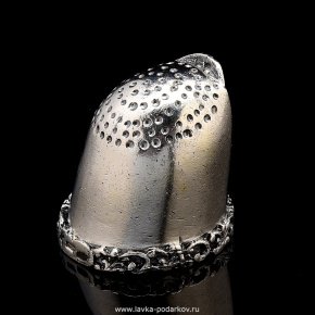 Сувенир наперсток "Палец" серебро 925*, фотография 0. Интернет-магазин ЛАВКА ПОДАРКОВ
