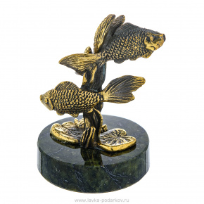 Бронзовая статуэтка "Знак Зодиака Рыбы", фотография 0. Интернет-магазин ЛАВКА ПОДАРКОВ