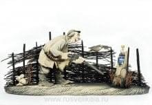 0012127 Резьба по дереву Скульптура "Охотник" (большой)