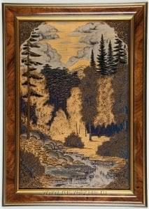 /20*30см Златоуст ГРАВЮРА "Окраина леса" 0178