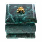 Шкатулка из натурального камня "Царевна Лягушка"