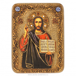 Икона из мореного дуба "Иисус Христос" 20х15 см, фотография 0. Интернет-магазин ЛАВКА ПОДАРКОВ