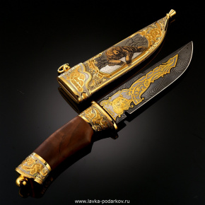 Нож сувенирный "Медведь". Златоуст, фотография 0. Интернет-магазин ЛАВКА ПОДАРКОВ