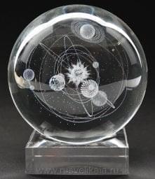  /8см  Лазерная графика Композиция "Солнечная система" 