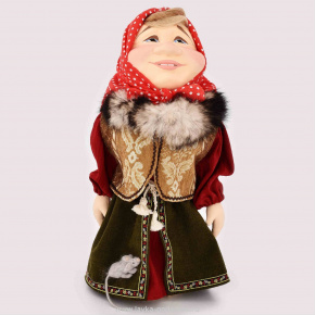 Сувенир кукла - бар "Баба - Зима", фотография 0. Интернет-магазин ЛАВКА ПОДАРКОВ
