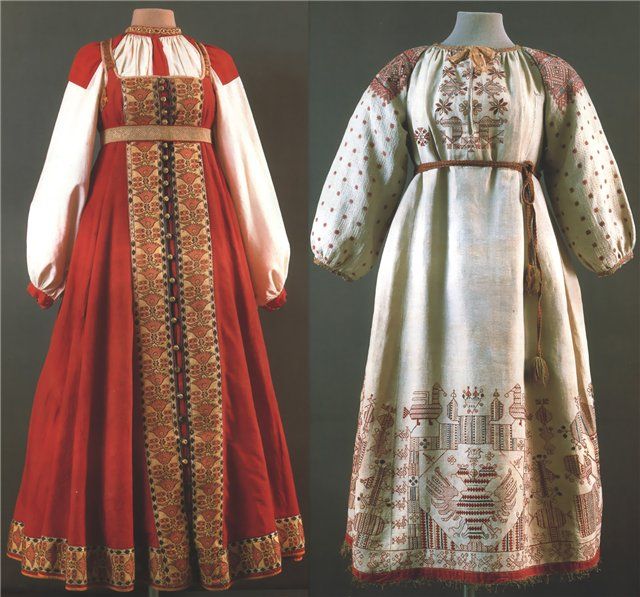 Куклы и аксессуары: Folk costume russian with