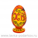 Яйцо пасхальное с росписью Хохлома