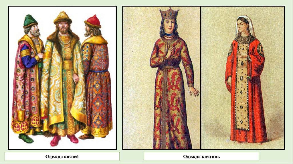 Одежда и украшения Древней Руси